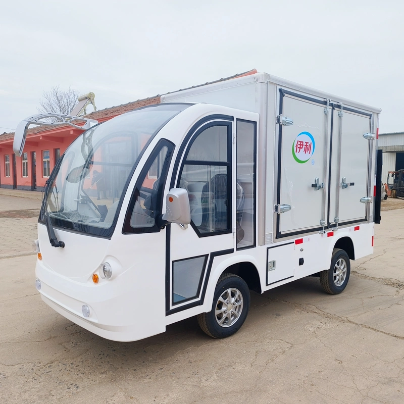 Camionnette électrique à livraison rapide avec 2 places