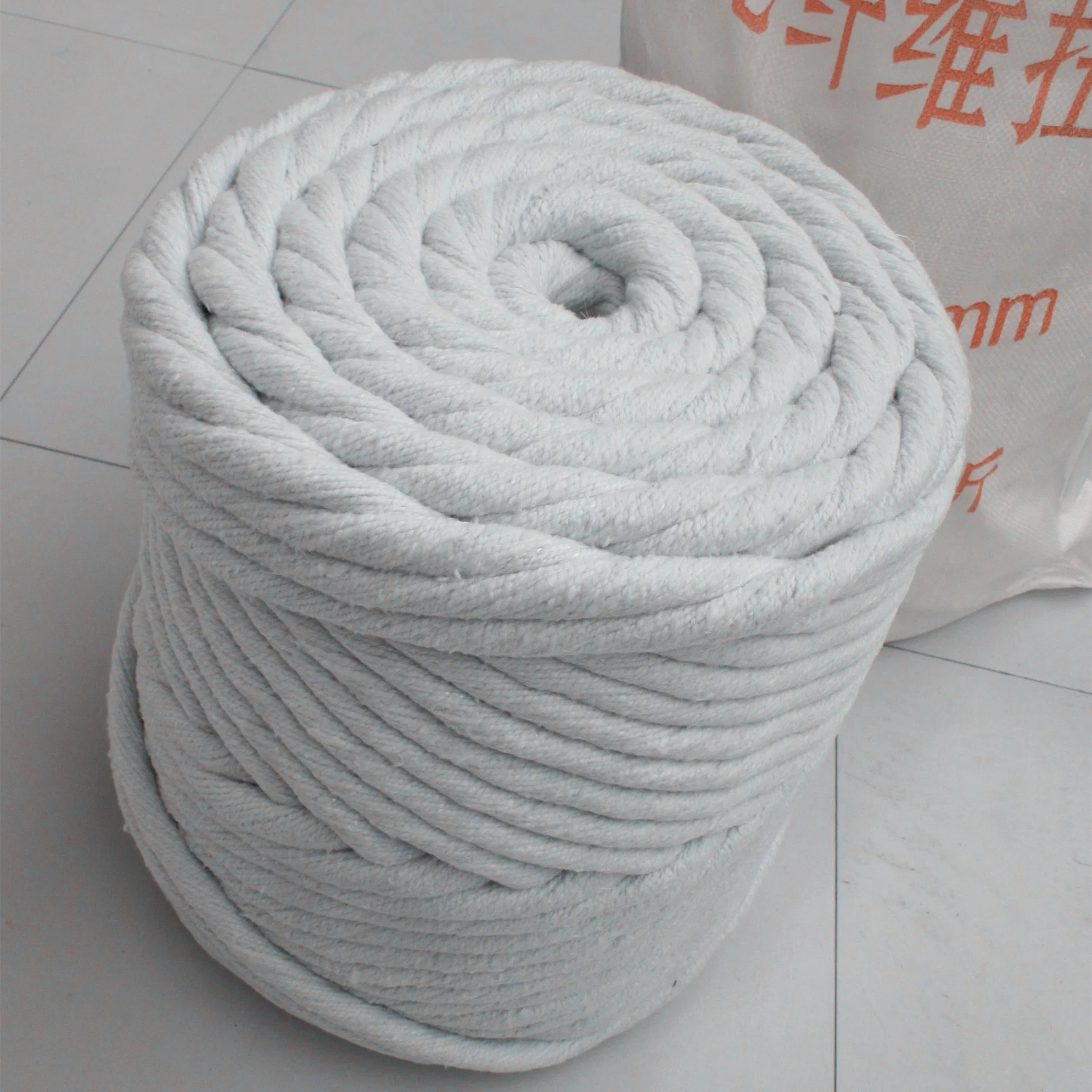 Heat Insulation Stove Glass Sealing Ceramic Fiber Square Braided Rope 15mm