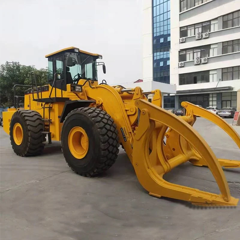 15 Tons Log Wheel Loader with Hydraulic Joystick