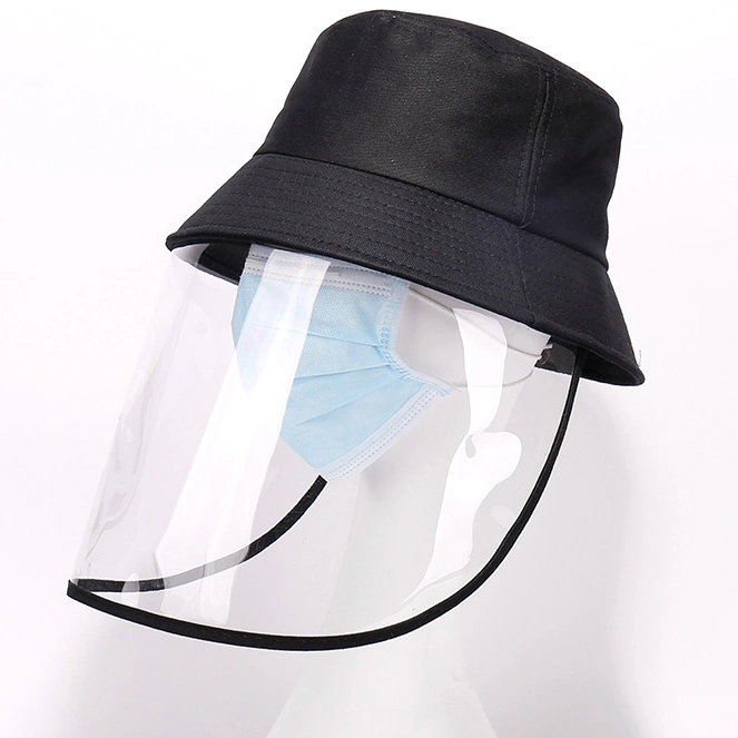 Direct Splash Protection Protective Cap Anti-Epidemic Isolation Anti-Virus Detachable Baseball Cap Hat with Face Shield