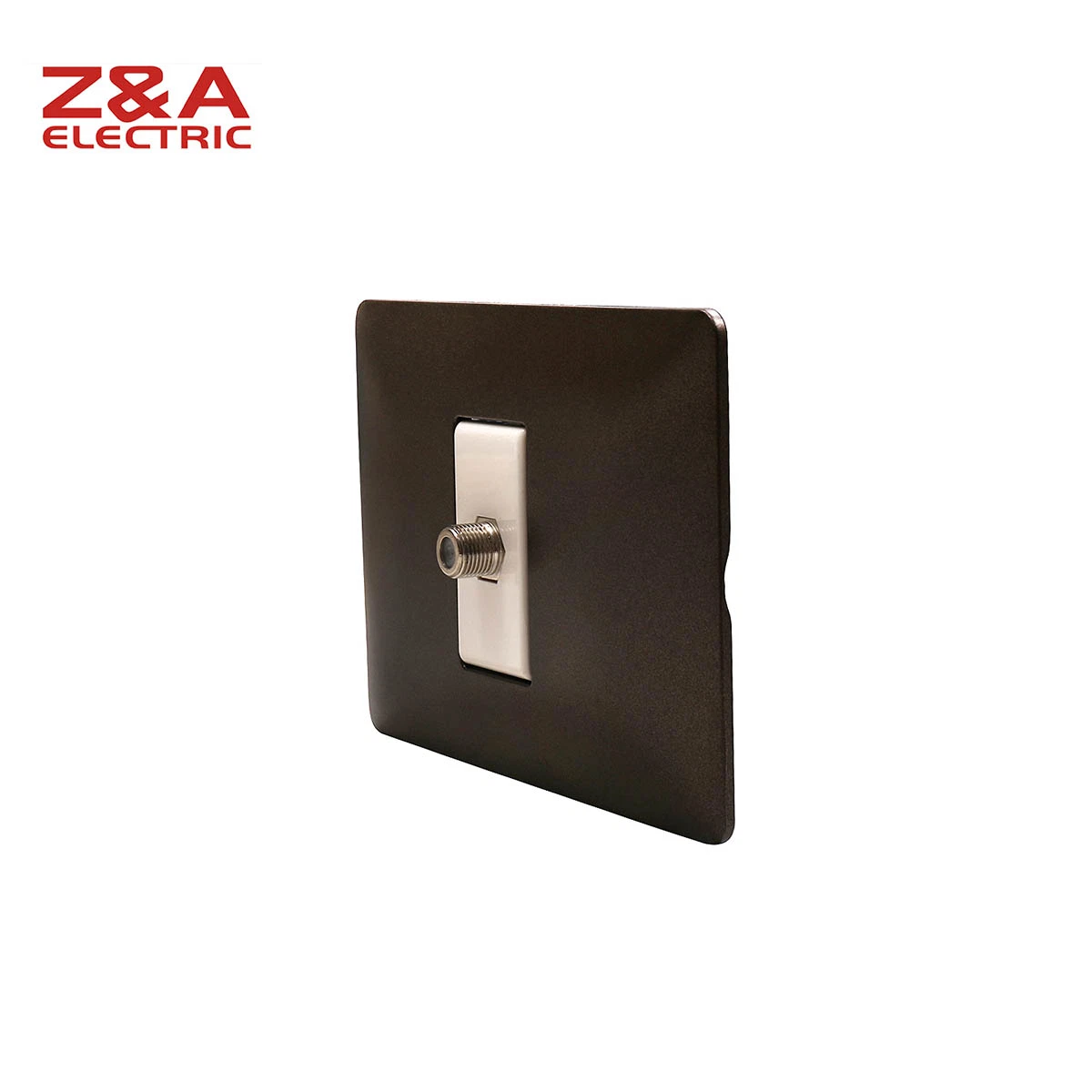 Bm1108. Mbrn Bm Series Matte Brown Z&a Za Electric Wall Socket