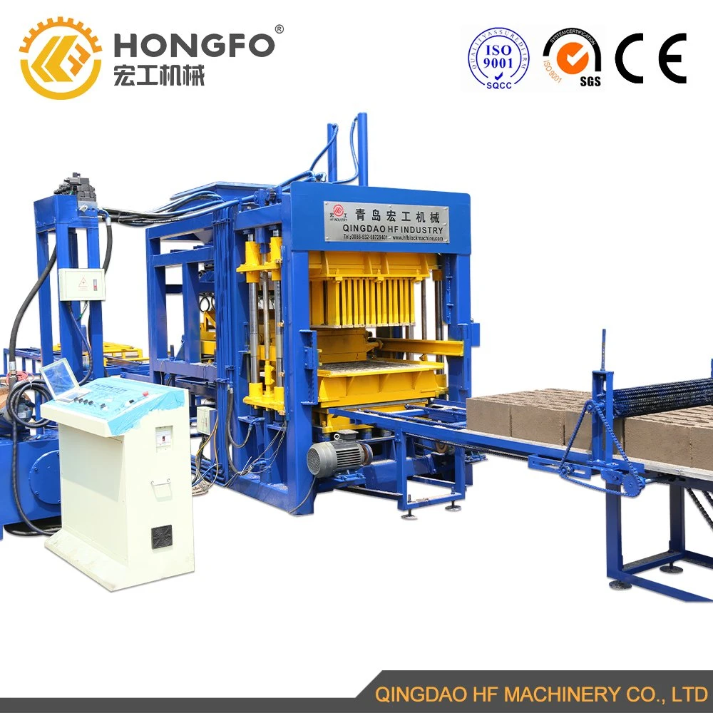 Qt8-15 Automatic Color Paver Interlocking Building Brick Making Machine with Lowest Price