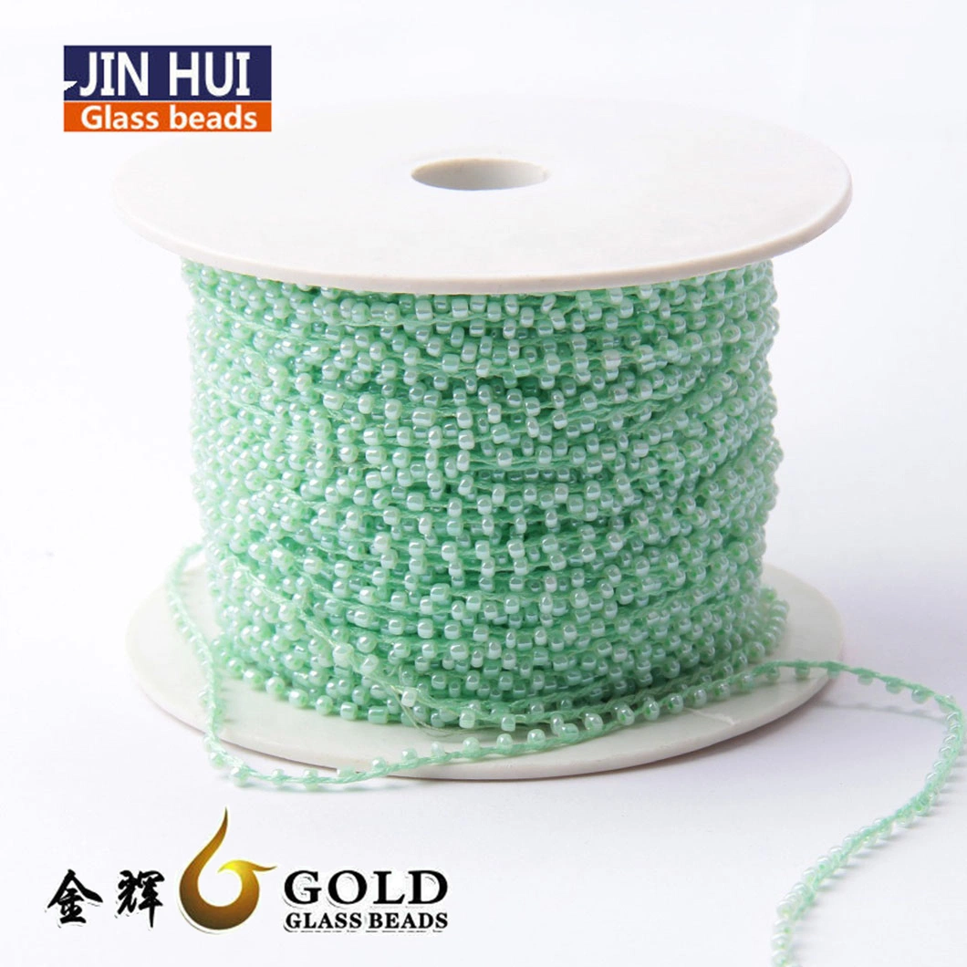 Computerized Embroidery Machine Glass Beads String Thread Loose Strands