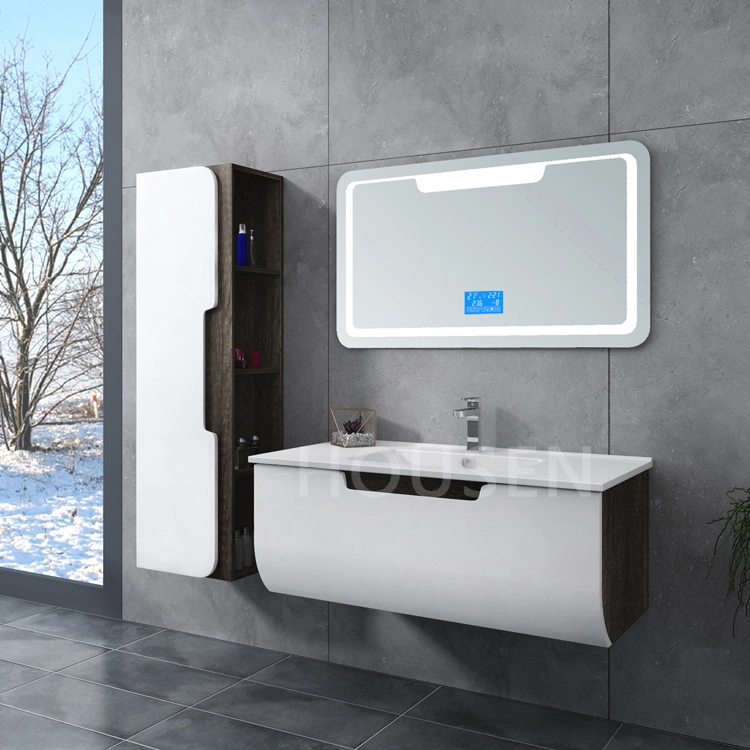 Morden Bathroom Vanity Wash Basin Cabinets Bathroom Wall Mounted MDF Wooden and PVC Furniturebathroom Cabinet