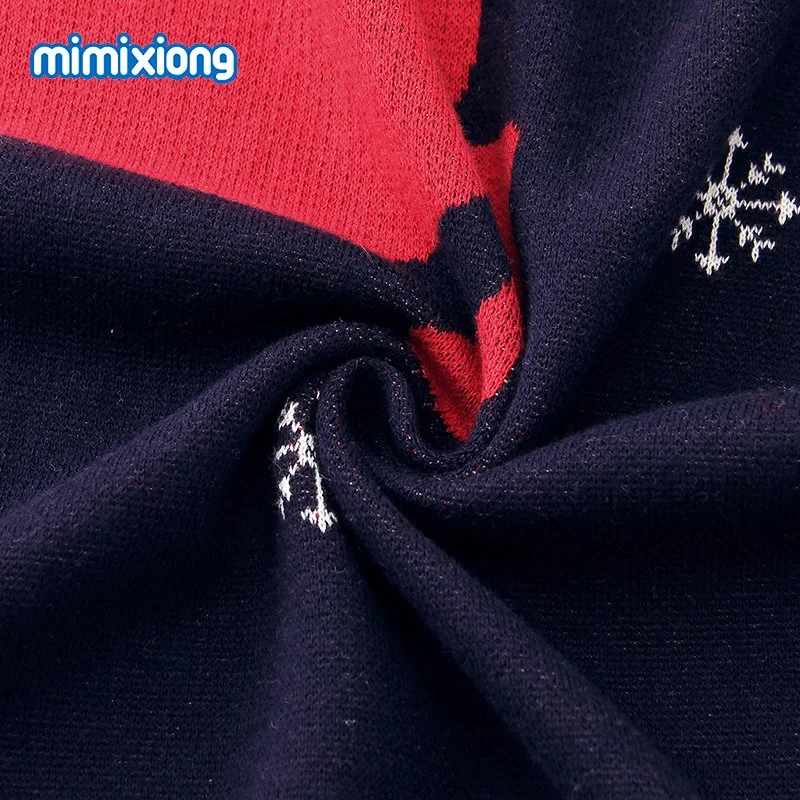 Hot Sale Mimixiong Knitted Christmas Baby Cotton Blankets Children Bedding Products