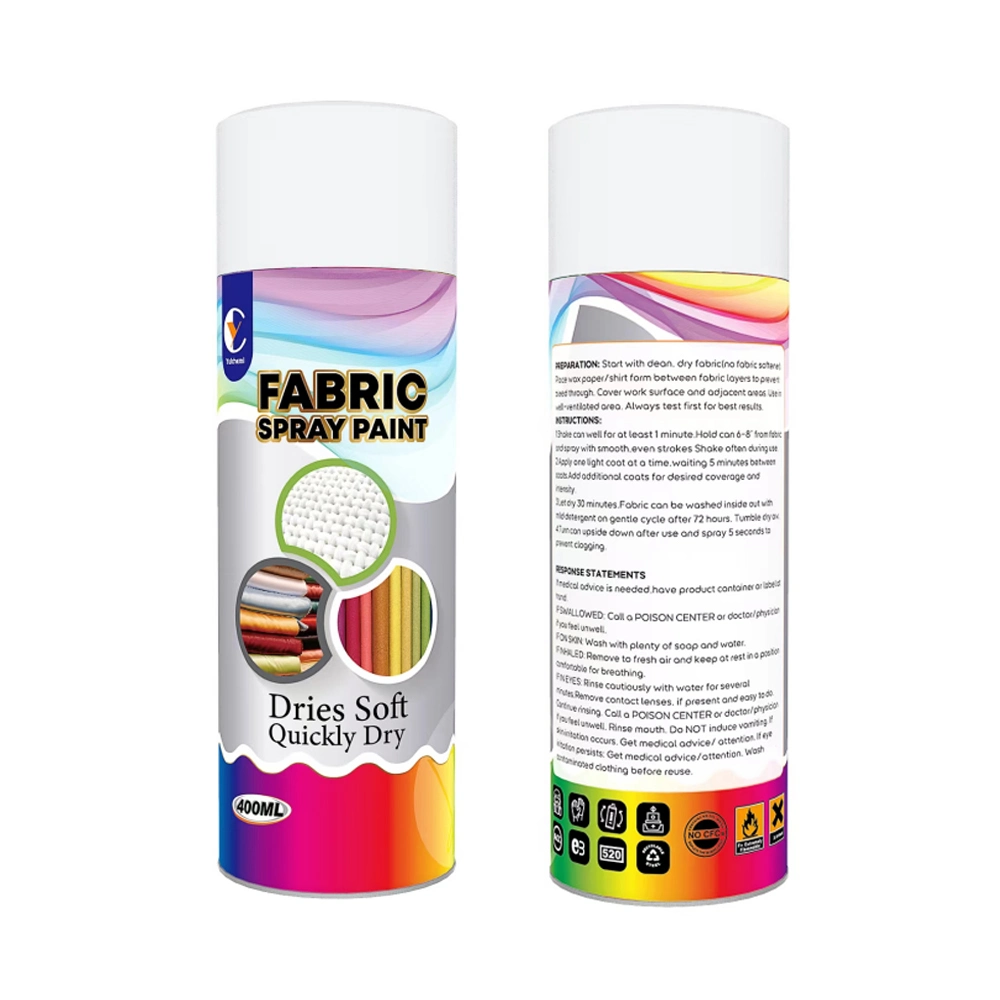 200ml OEM de peinture en aérosol pour cuir/vinyle/plastique tissu tapis//