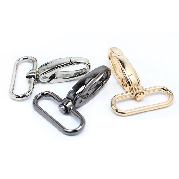 Stock in Hand Eco-Friendly Metal Hook Zinc Alloy Metal Swivel Snap Hook for Bags