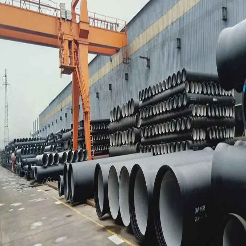 ISO2531/En545 Class K9 Black Bitumen Paint Coated Ductile Cast Iron Pipe Concrete for Water Supply