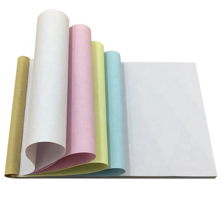 Papier d'impression A4 3 plis personnalisé de haute qualité écologique par le fabricant d'équipement d'origine Pour imprimante DOT Matrix et imprimante normale