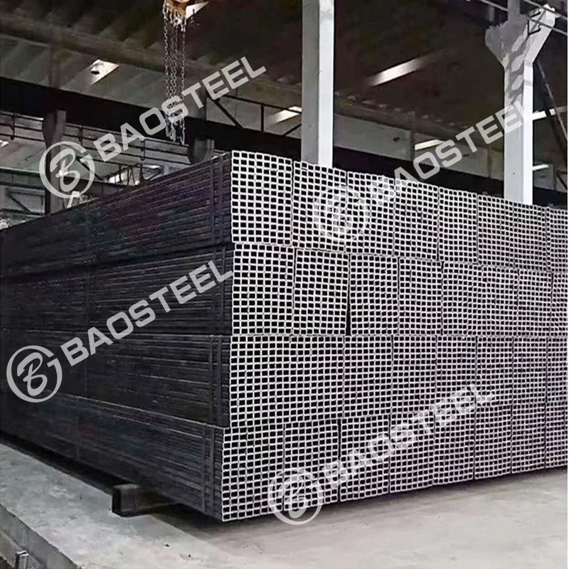 0.5 mm-28 mm Q345 Carbon Steel Pipe 20*30 Outer Dia S355jr Ss500 St52 Hot Rolled Square Steel Tube