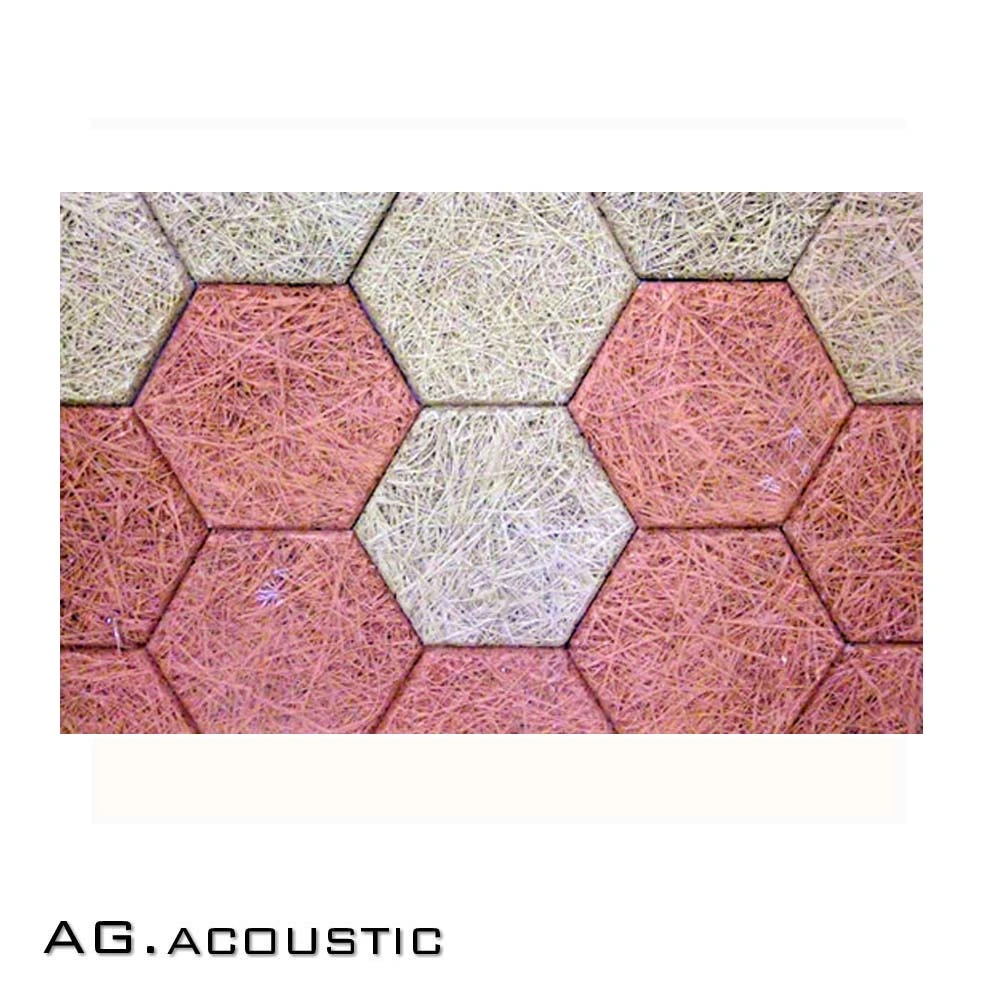 AG. Acoustic 2023 Pop Sound Insulation Material Painted Wood Fiber Cement Wall Board for Cinema