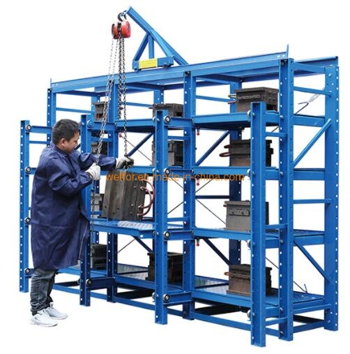 Hoist Crane Mould Shelves Steel Mold Rack Storage Racking