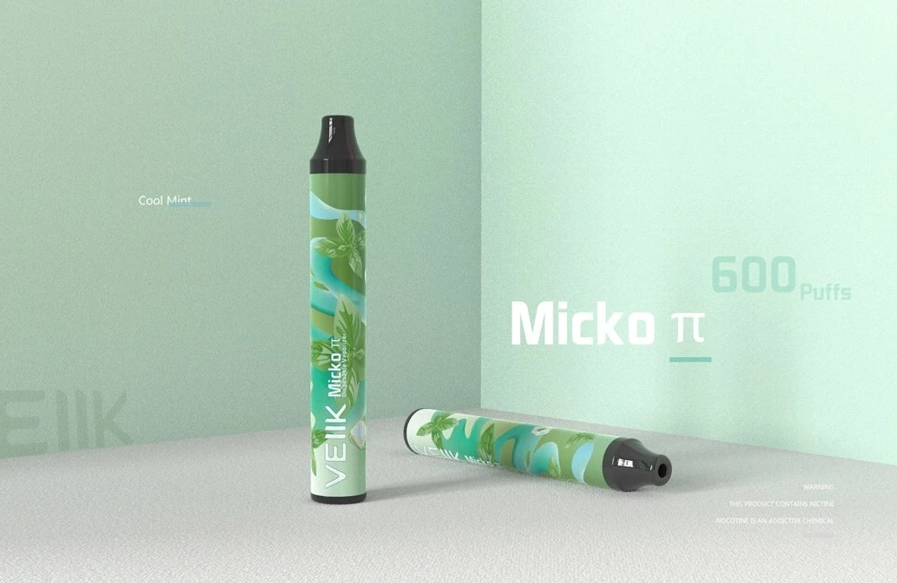Новые приходящие Veiik Мико Пи оптовые цены фабрики Mini 600 Одноразовые манжеты Vape Pen