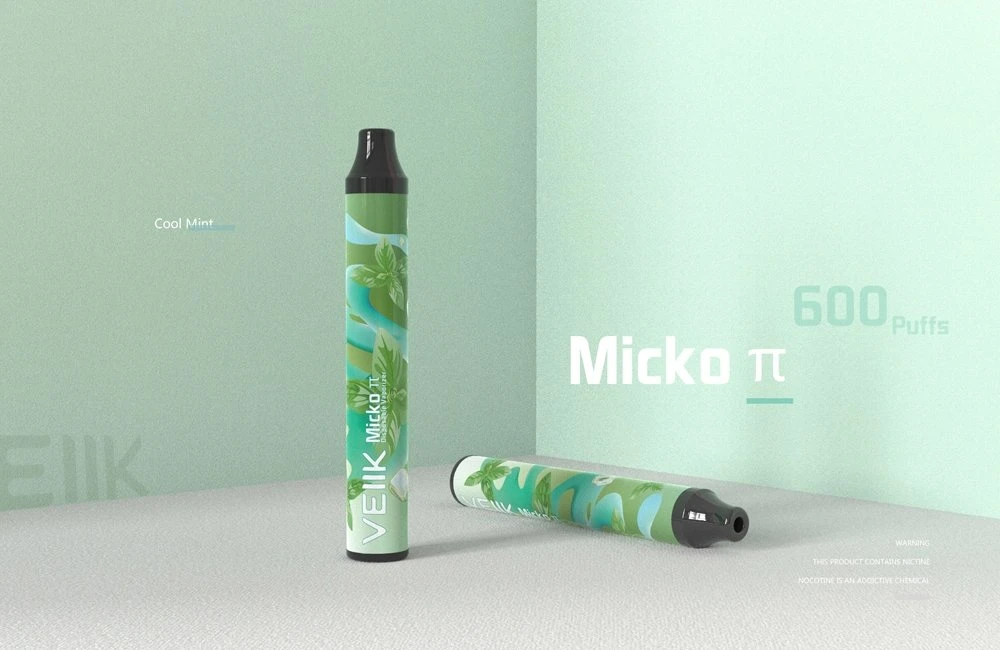 New Coming Veiik Micko Pie Wholesale/Supplier Factory Prices Mini 600 Puffs Disposable/Chargeable Vape Pen