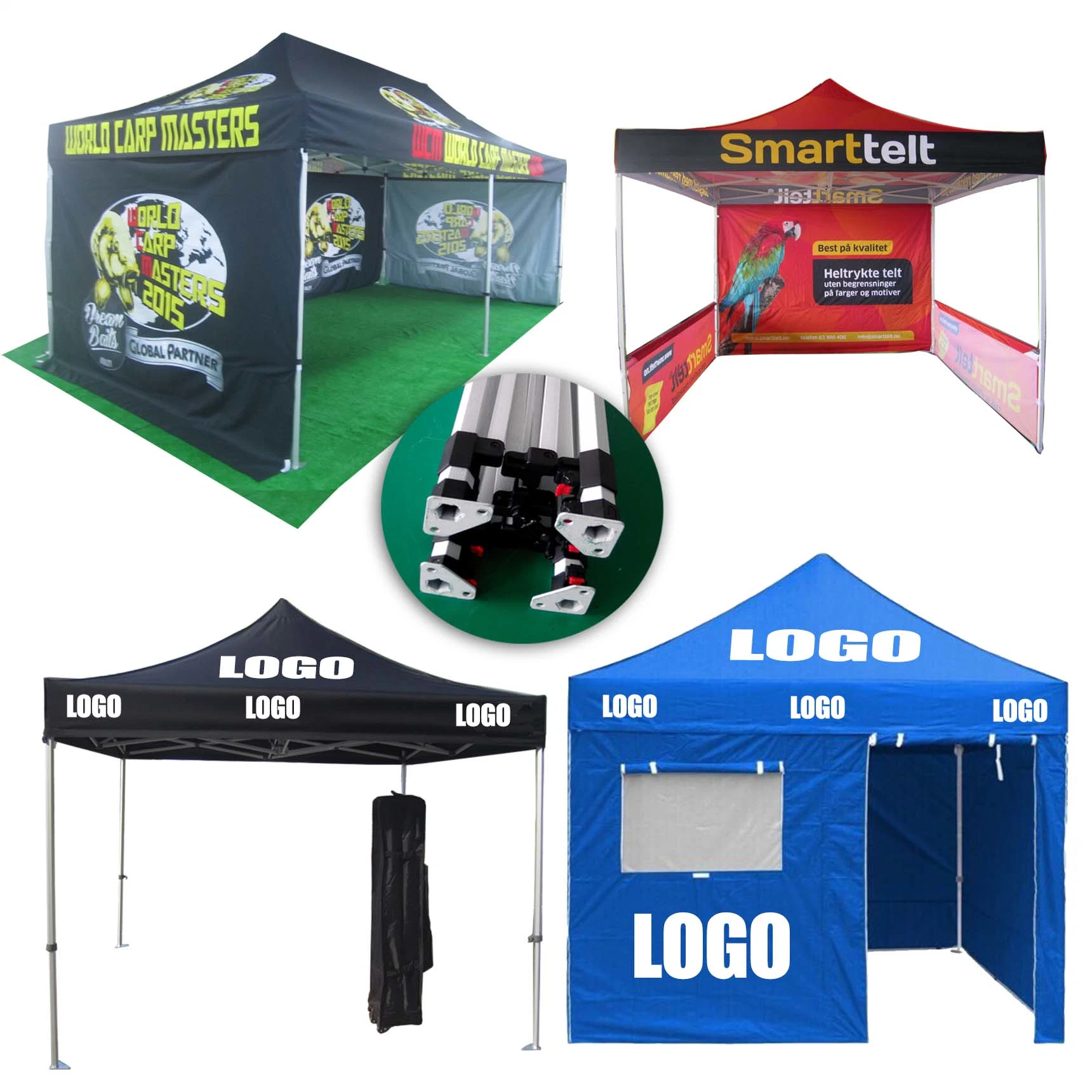 Digital Printing Small MOQ Beautiful Canopy Connect Tent