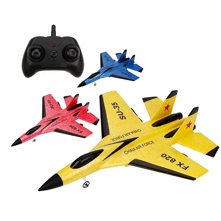 Hot Sale Su35 RC Plane Remote Control Jet Fighter Plane 2CH Flying Foam Plane Distance About 120m RC Toy