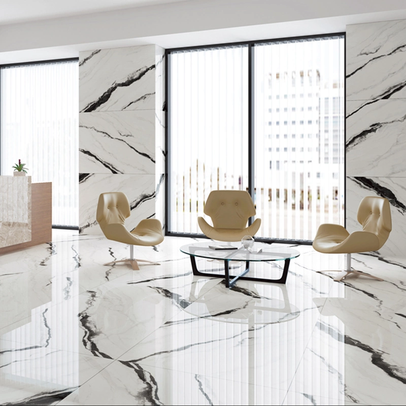 Big Size Tiles New Marble Design Building Material Full Body Ceramic Glazed Full Polished Porcelain Wall and Floor Tile
