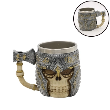 Totenkopf-Becher aus Edelstahl für Souvenir-Sammlung und Werbegeschenke