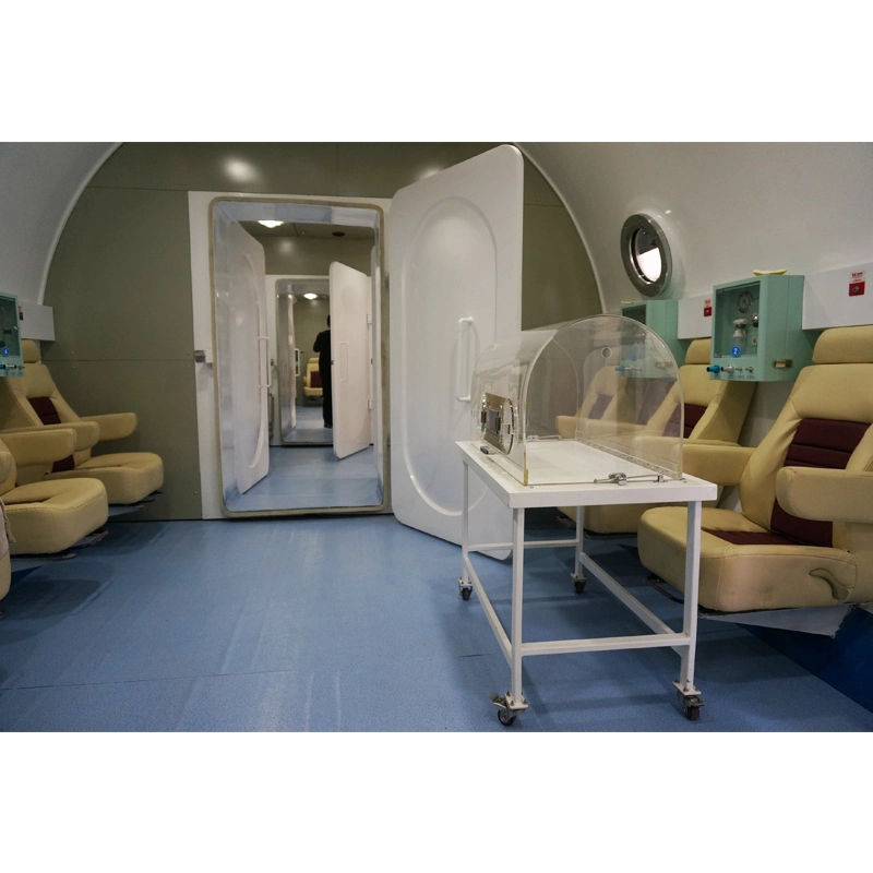 Hbot Multiplace Hyperbaric Oxygen Chamber Installed in Hospital