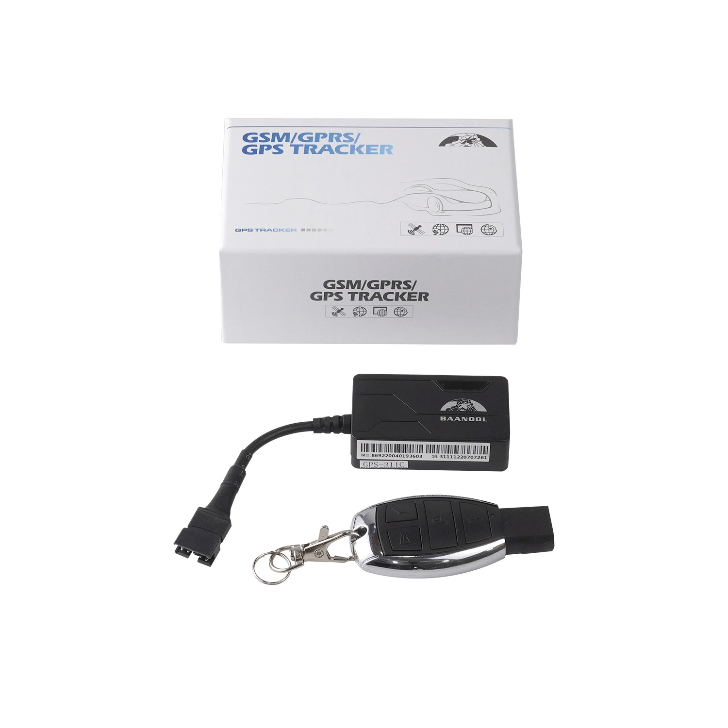 Motorrad / Motorrad-Sicherheitssystem GPS311 GPS GSM-Sicherheitssystem Mit kostenloser Android iOS APP