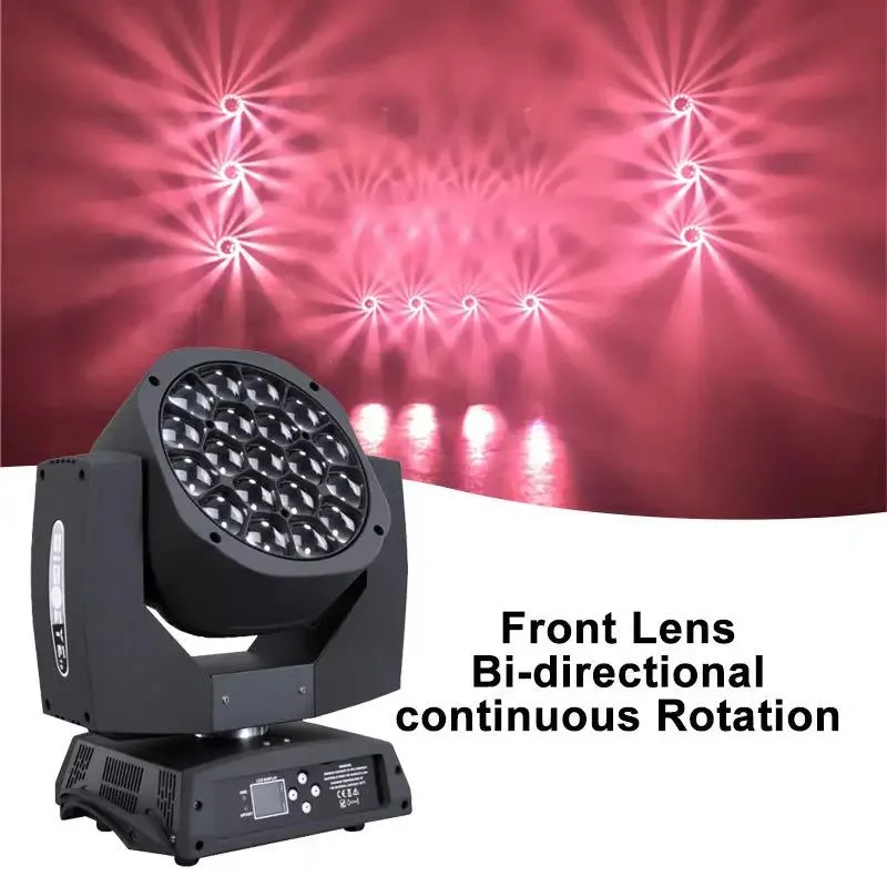 Bee Eye RGBW 19*15 واط Wash Zoom Beam LED Head المتحركة خفيف