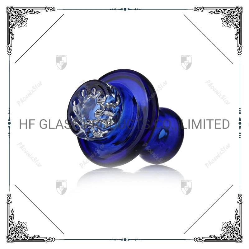 New Design Colorful Glass Smoking Accessories for Bangers Helix Function Caps