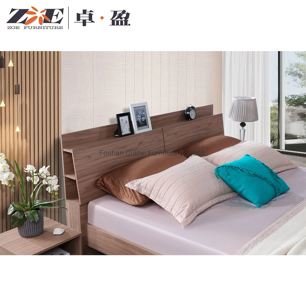 Hôtel de luxe Maison 5 pièces de mobilier moderne en bois MDF Chambre Chambre King Size Set