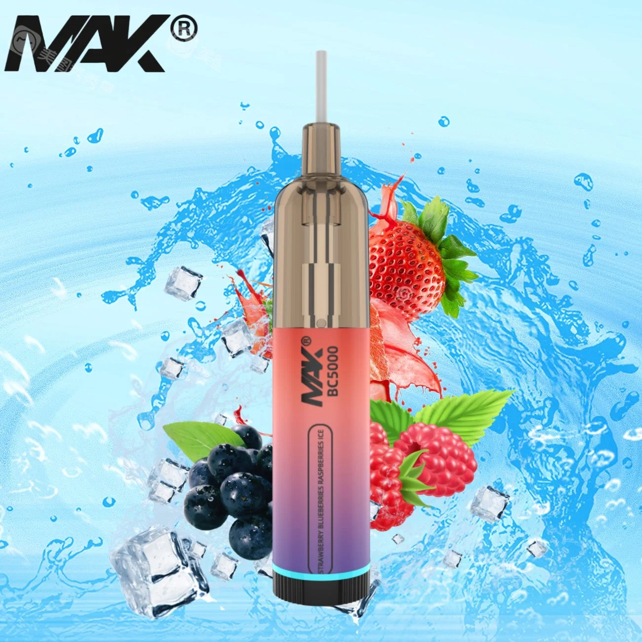 100% Newst Hot Sell MaK BC 5000 puffs Disposable/Chargeable Vape Аккумулятор Pen 650 мАч аккумулятор 18 Flavors Дешевые одноразовые формы