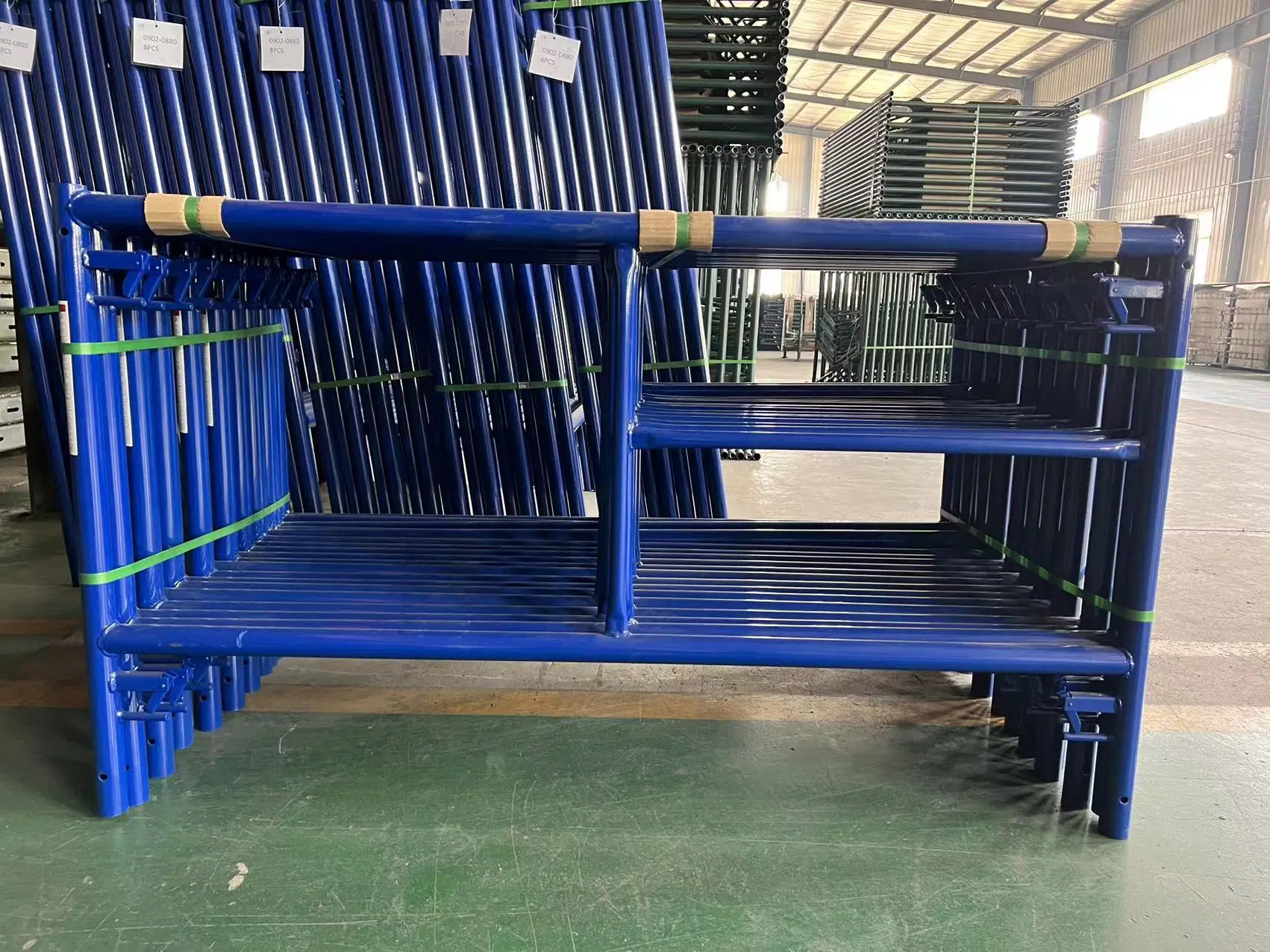 Galvanized Ladder Frame H Type Scaffolding System 1219*1930mm