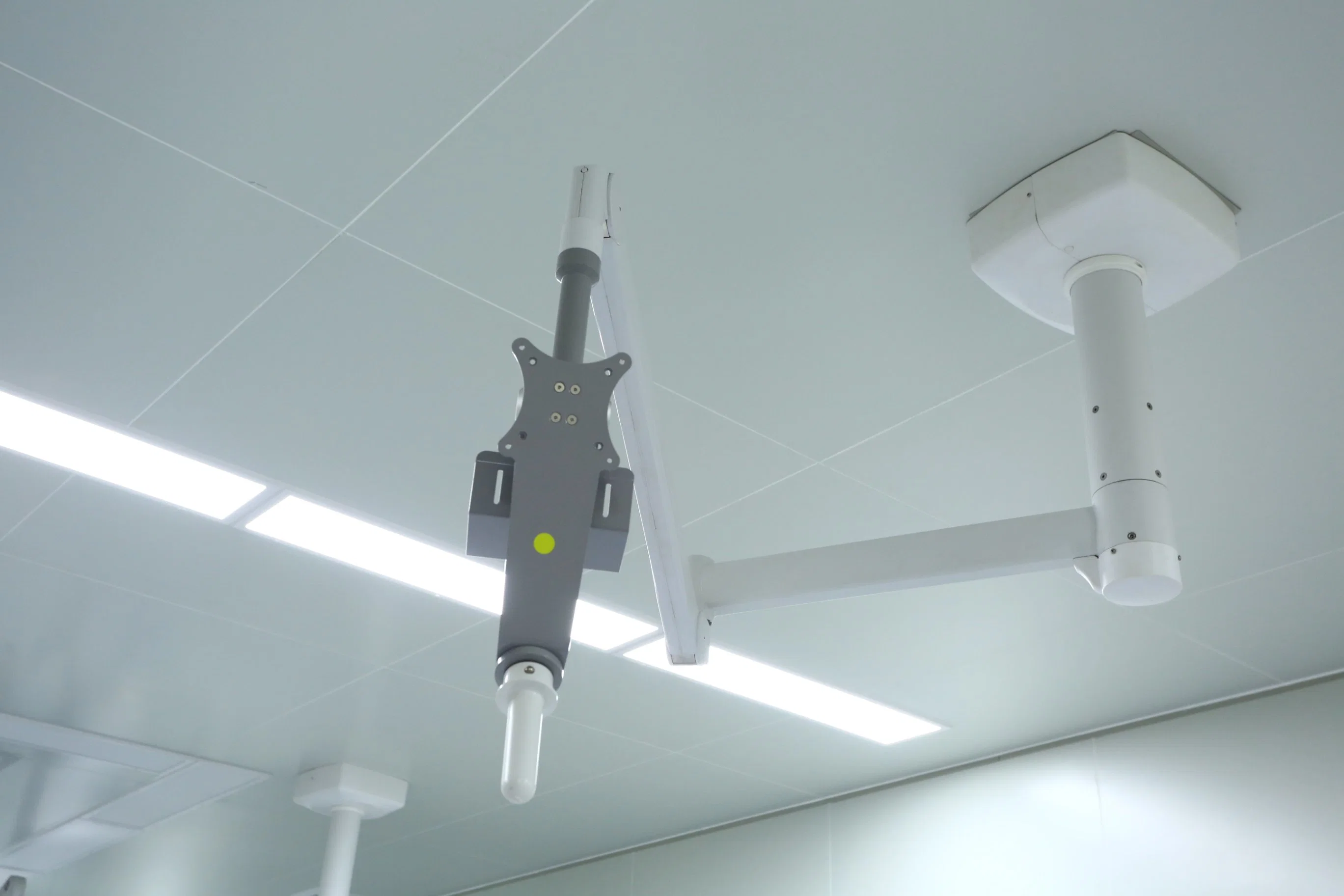 Single Monitor Hanging System Mechanical Ceiling Suspension