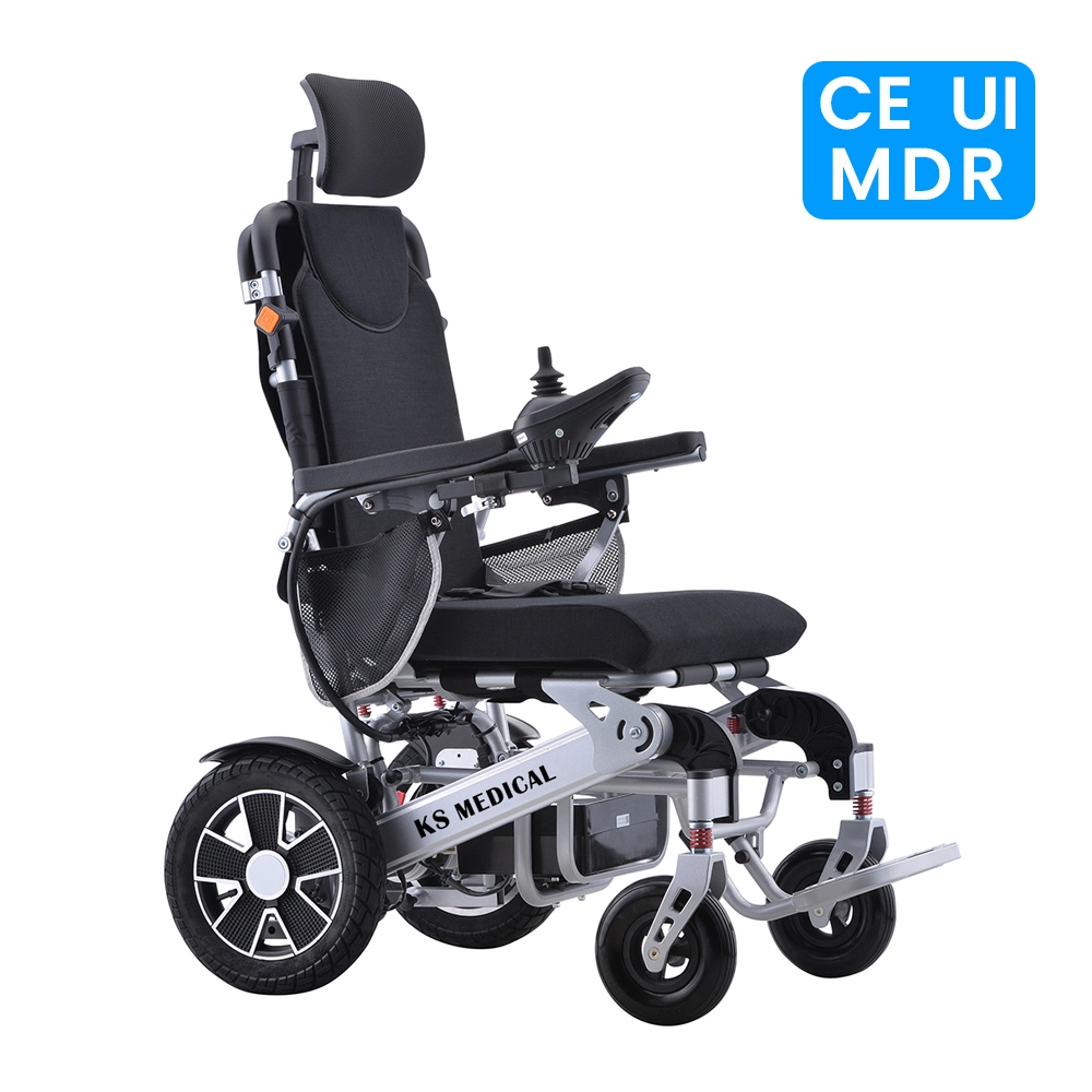 Ksm-606ar Automatic Reclining Backrest Wheelchair Price Electric Wheel Chair Office Small Wheelchairs for Sale