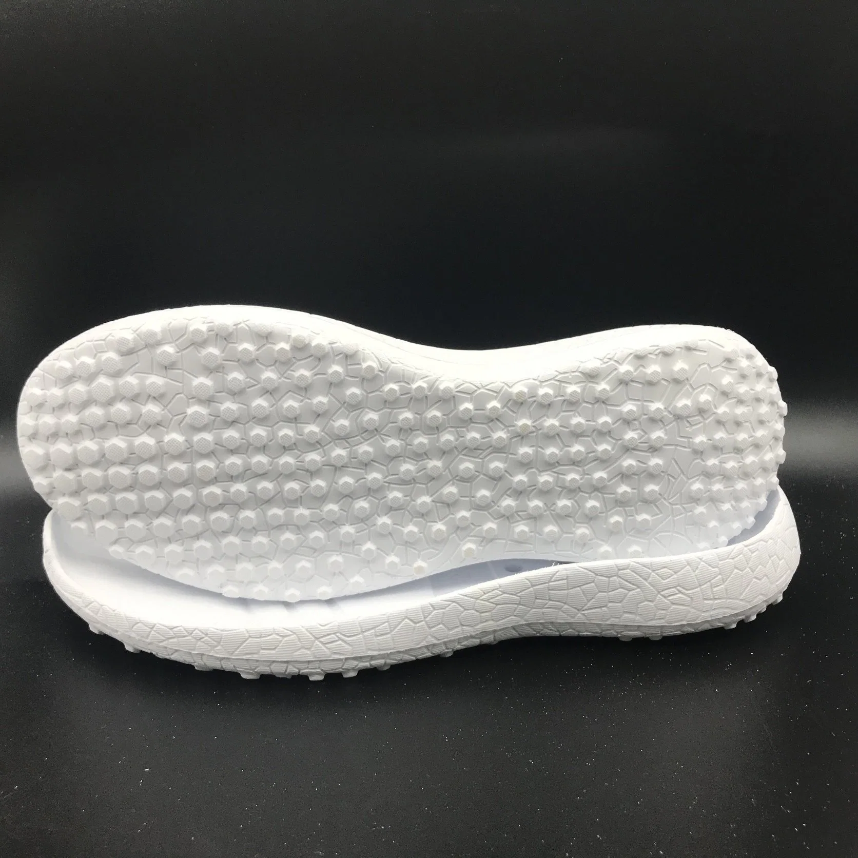 White EVA Waterproof Irregular Sport Shoes Soles