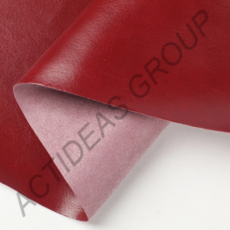 Printed PU Leather Environmental Material for Bags Retro-Coloured Leather