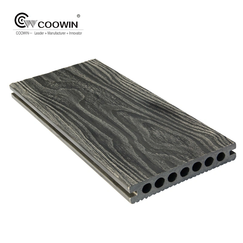 Wood Plastic Composite Deck Flooring/Hollow Composite Decking/Solid WPC Flooring Board