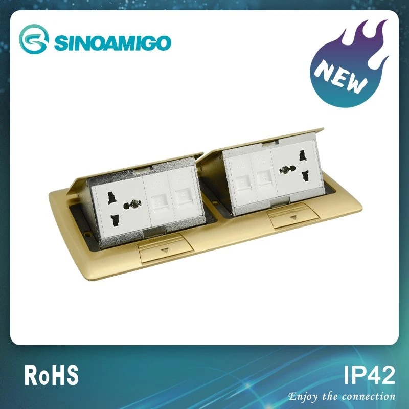 Sinosmigo Floor Socket with Ce&RoHS Certification for 8 Modules Capacity