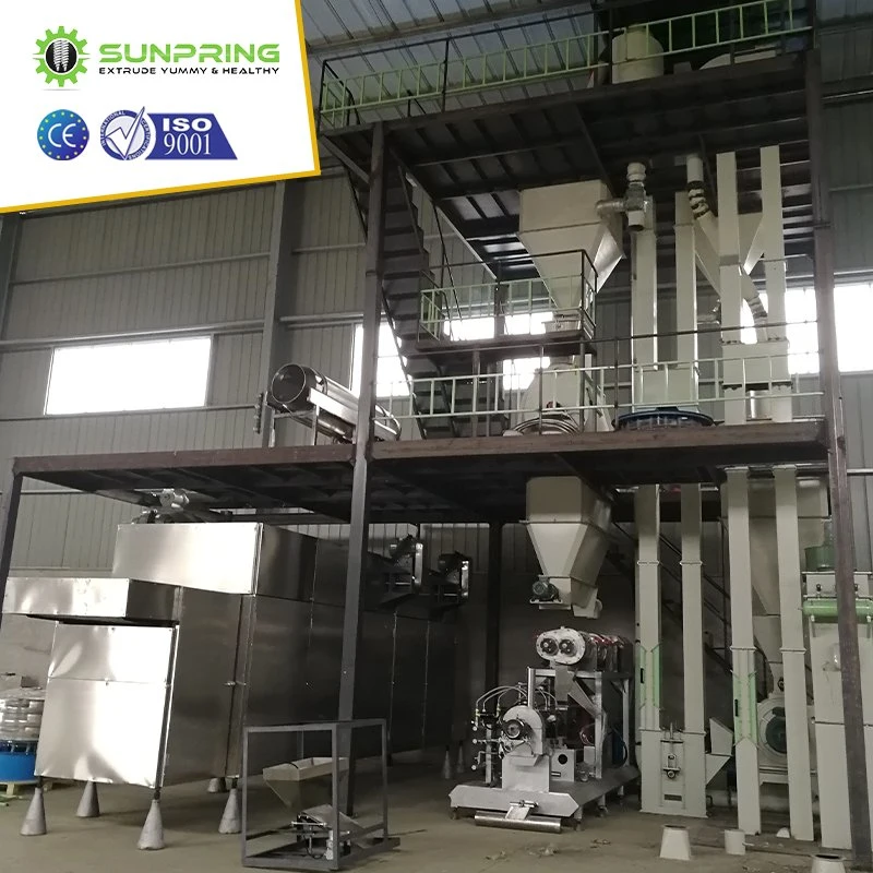 ماكينة إعداد طعام الكلاب عالية الإنتاجية + ماكينة طرد طعام الحيوانات الأليفة For Sale Long Service Life Dry Manufacturing Equipment