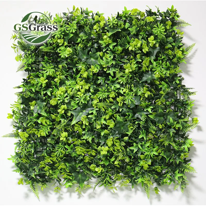 Outdoor Vertical Garden Green Plant Panel Fake Green UV Grass Hedges