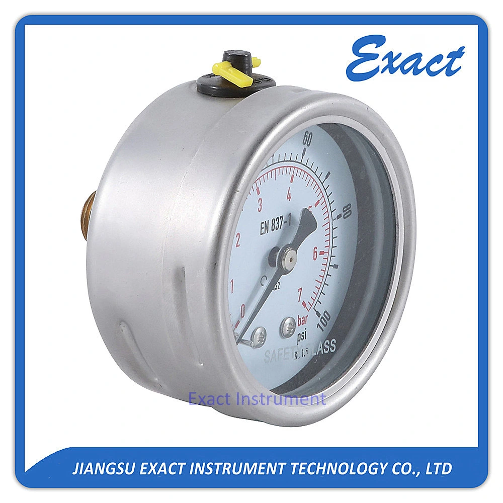 Heavy Duty Manometer-Panel Gauge-Center Manómetro de presión de montaje Volver