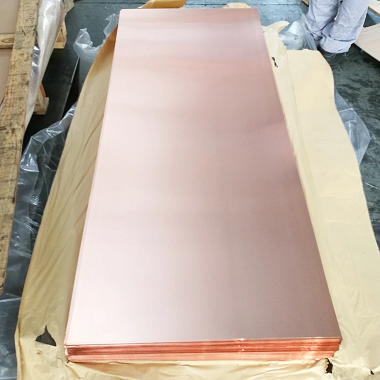 High Quality C12200 99.9% Pure Copper Plate 0.1mm-120mm Thickness Customized