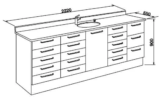 Fabrik Customized Schrank Küche