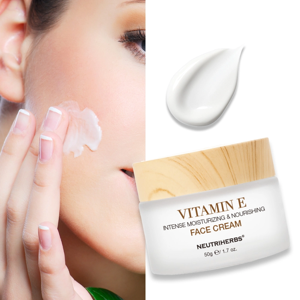 Natürliche Pflanze OEM sofort Hydrate Wiederherstellen Hautton Korrigieren Feuchtigkeitscreme Vitamin E-Creme für die Gesichtsbehandlung