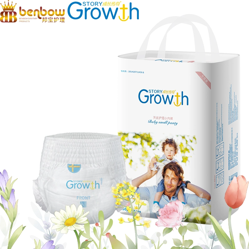 Fábrica de alta qualidade história de crescimento de Ecraneale Ultra Soft Care for Fraldas descartáveis para bebé