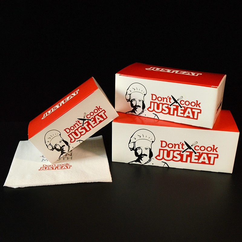 Customized Food Packaging Fried Chicken Box French Fries Box Disposable Fried Chicken Chip Box