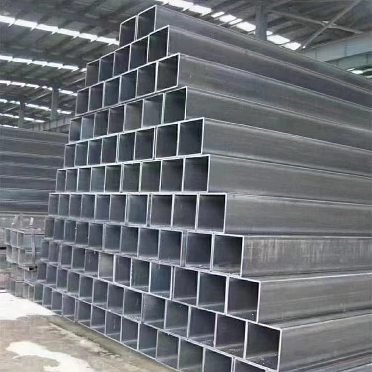 Plaza de soldado/Rectangular galvanizado Tubular-Tubo de acero al carbono ASTM Q275 personalizado