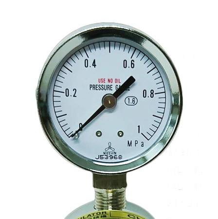 Ar N2 O2 CO2 Air Gas Regulator Chiyoda Seiki Chn-4 Japan Type Style with Pressure Gauge with Ks Certificate 1MPa 10bar