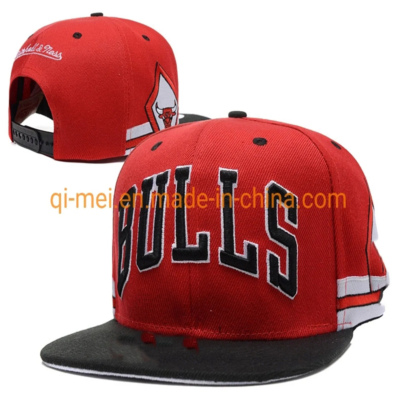 Wholesale/Supplier Custom Cavaliers Bulls Stitched Hiphop Adjustable Snapback Basketball Caps