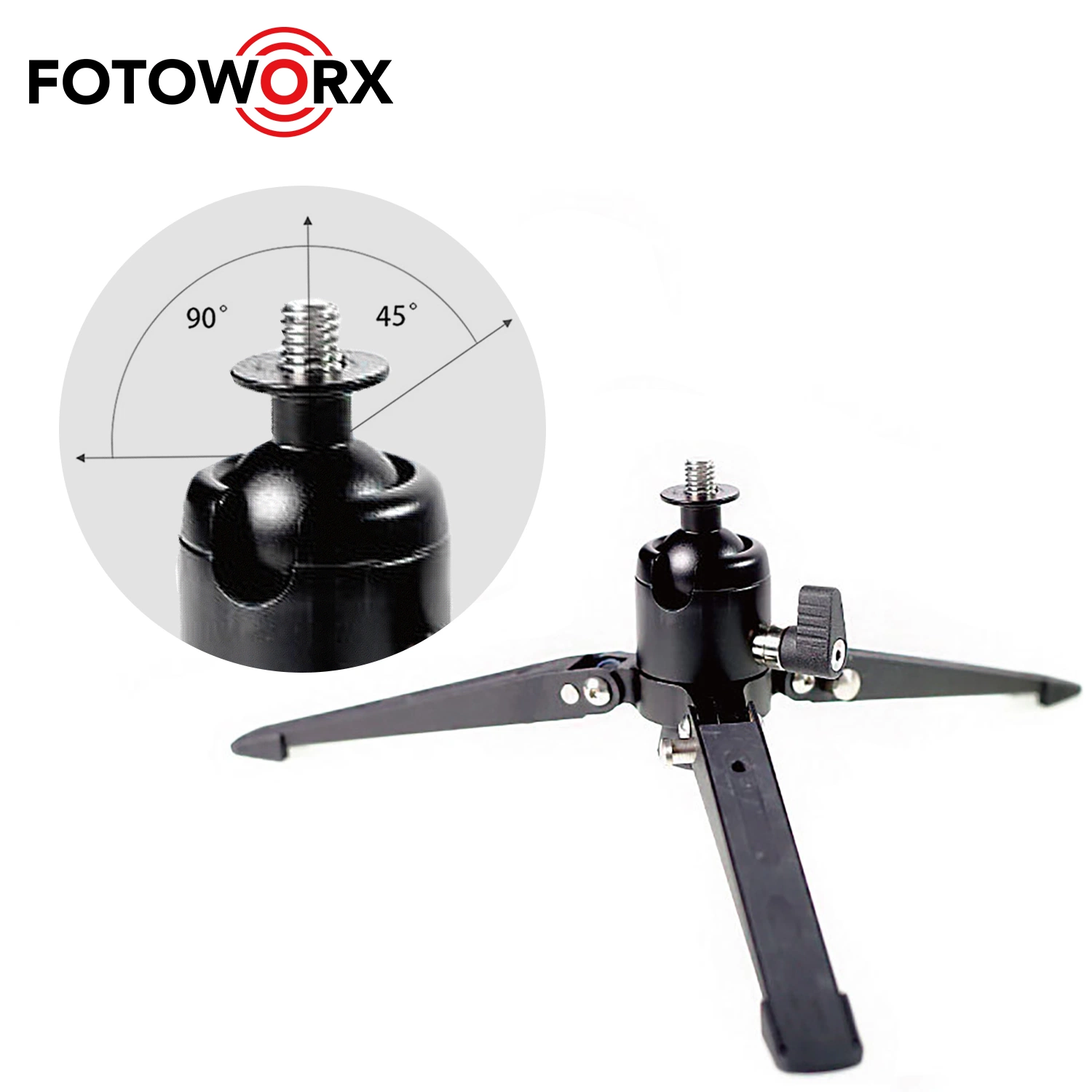 Removable Foldable Tripod Monopod Support Stable Stand Base