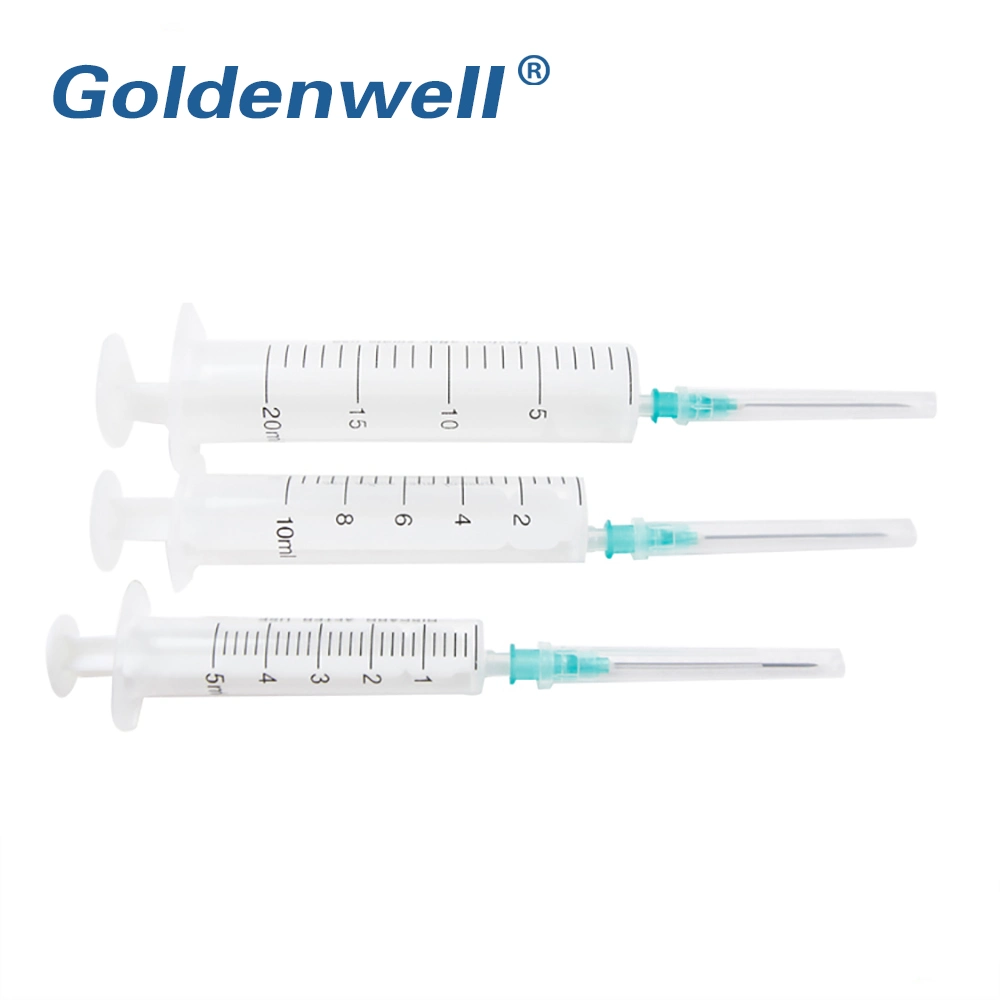 Sterile Syringe 2-Part Syringe for Single Use