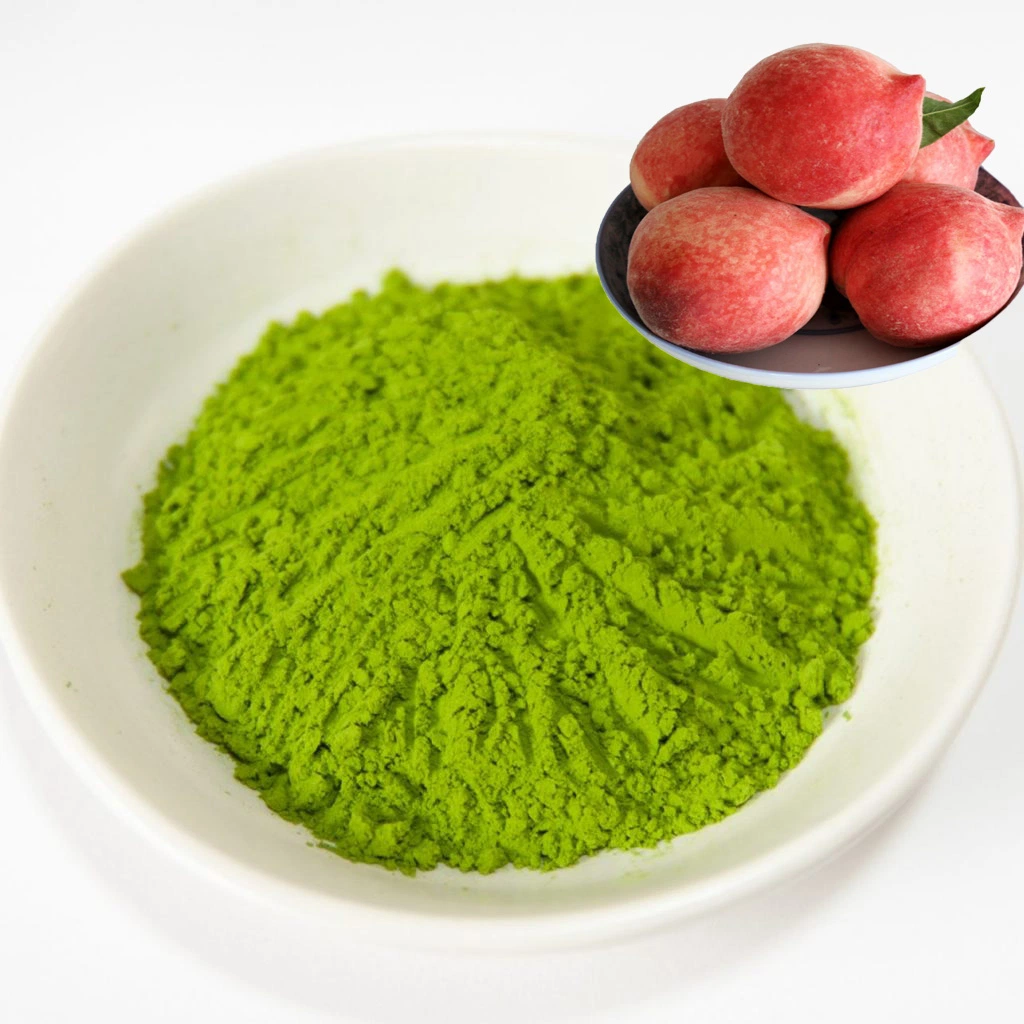 Hochwertiger Pfirsich-Geschmack Green Matcha 100% Reiner Bio-Matcha Teepulver