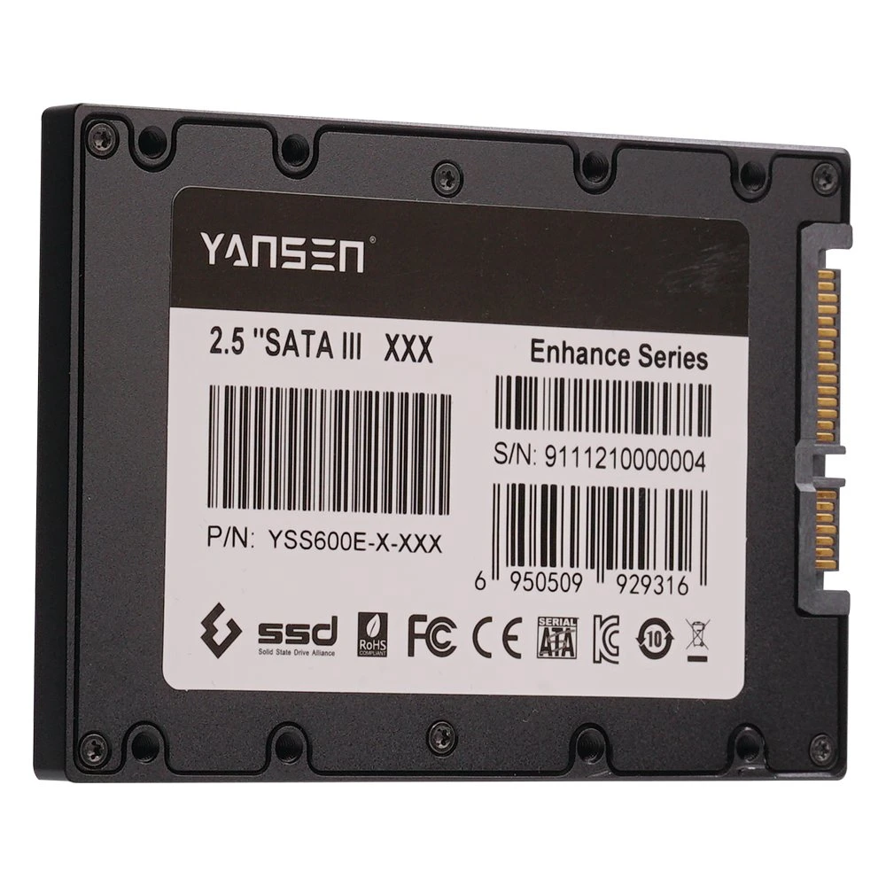 Yansen Internes Solid State-Laufwerk 2,5 Zoll SATA3 SSD 512GB Festplatte für industrielle Maschine